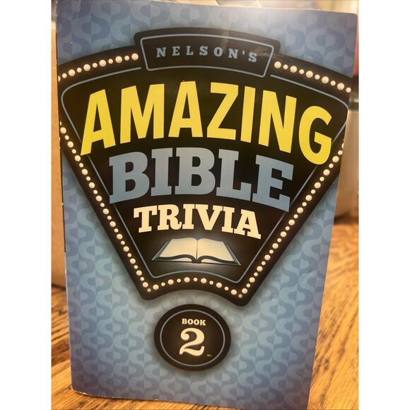 THREE VOLUMES! Nelson's Amazing Bible Trivia BOOKS 1, 2, 3 - EXCELLENT! - Picture 4 of 14